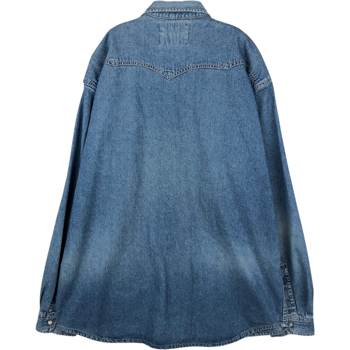 古着 リーバイス Levis 長袖 デニムウエスタンシャツ メンズXL相当