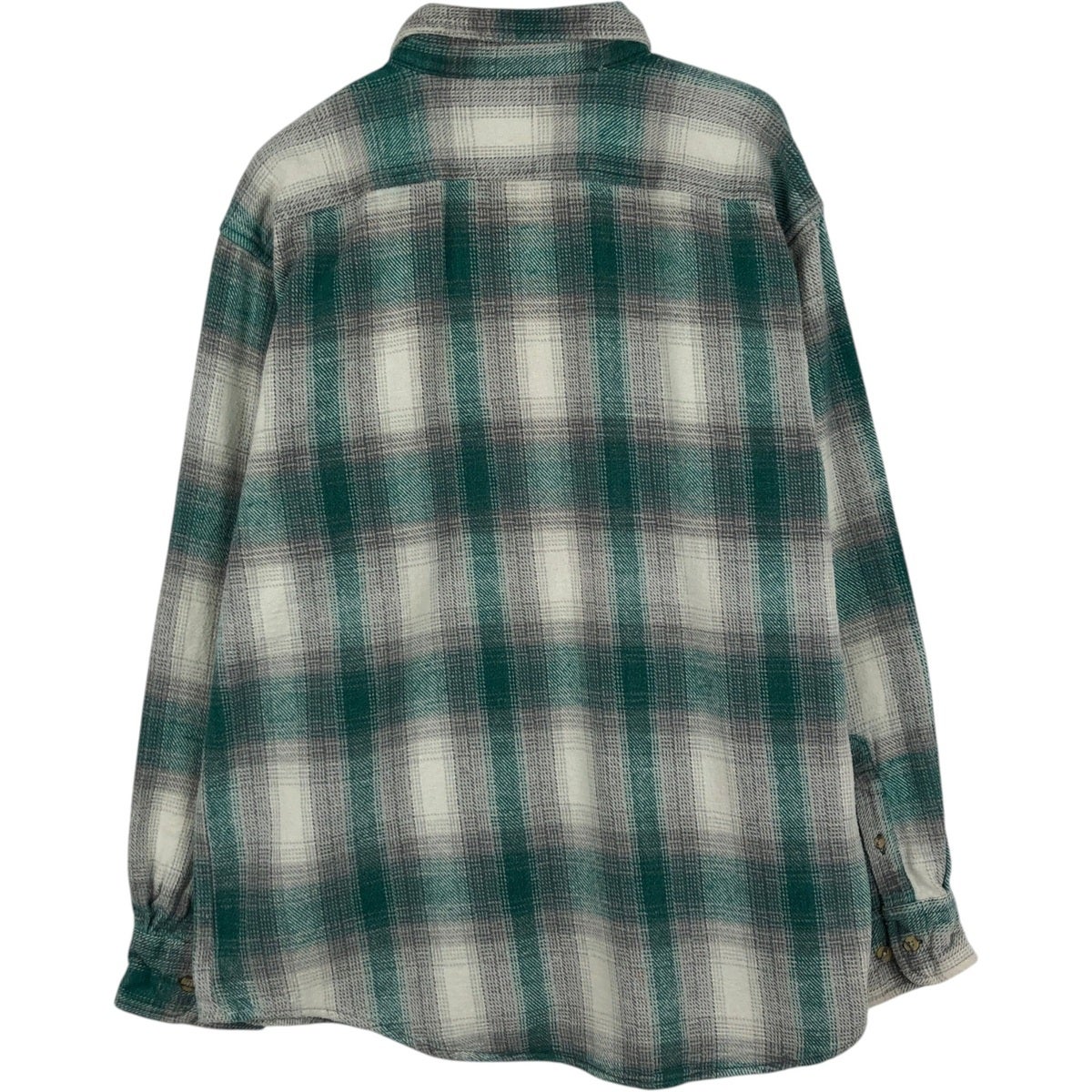 古着 NORTHWEST TERRITORY オンブレチェック 長袖 フランネルチェック