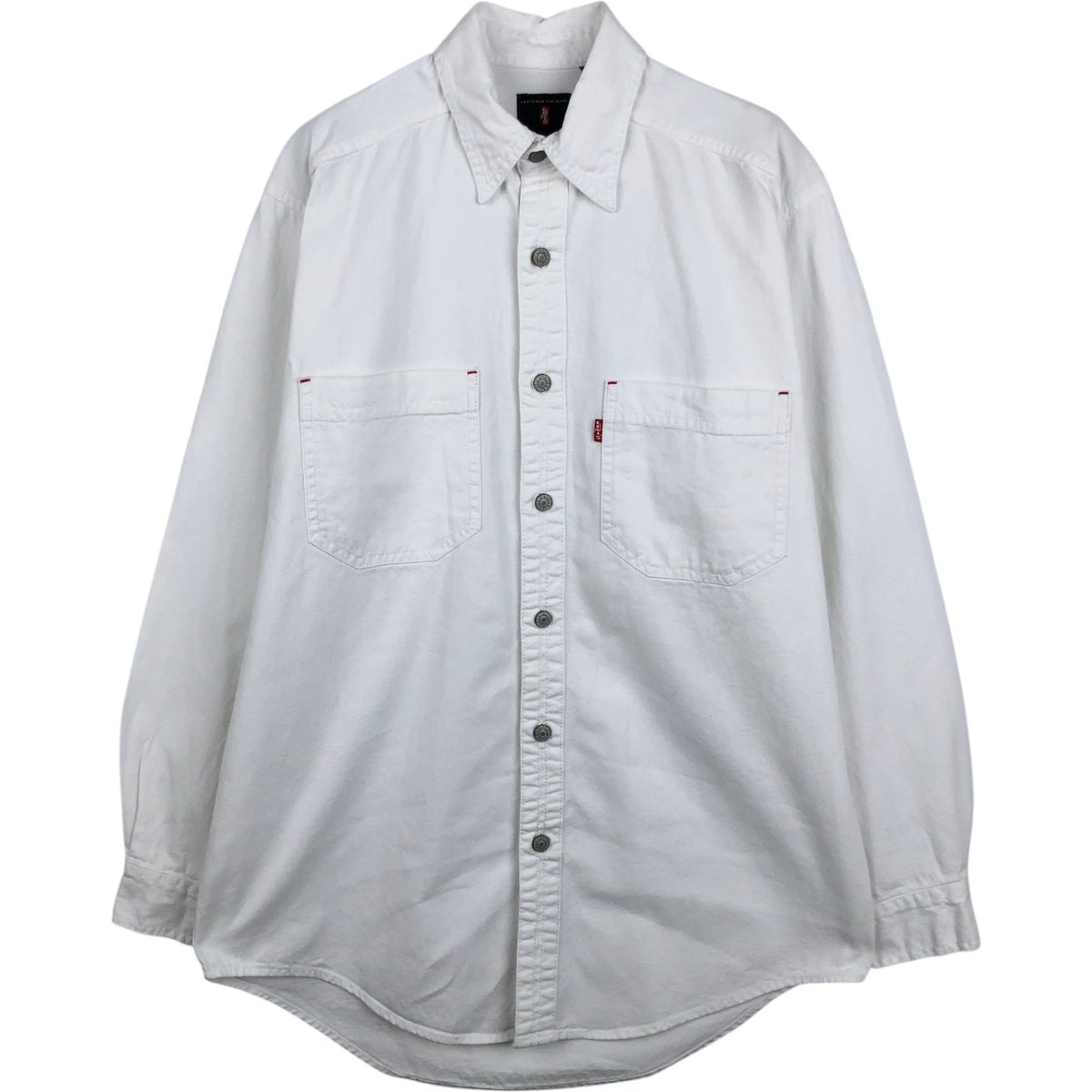 古着 リーバイス Levis RED TAB 長袖 ブラックデニムシャツ メンズL