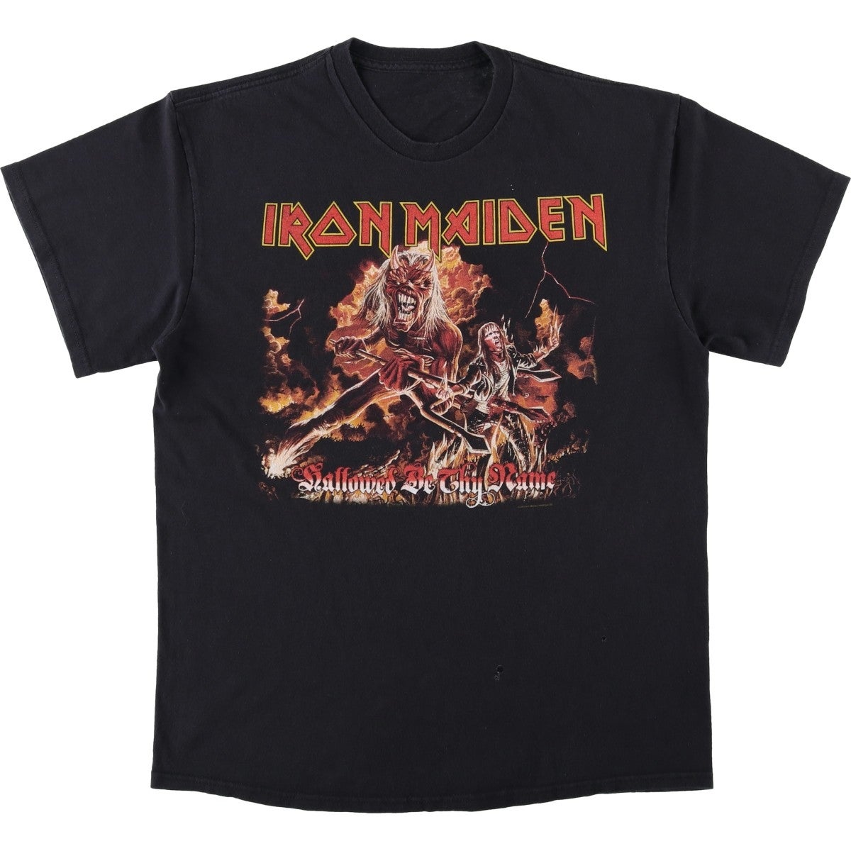 古着 IRON MAIDEN アイアンメイデン バンドTシャツ バンT メンズXL相当