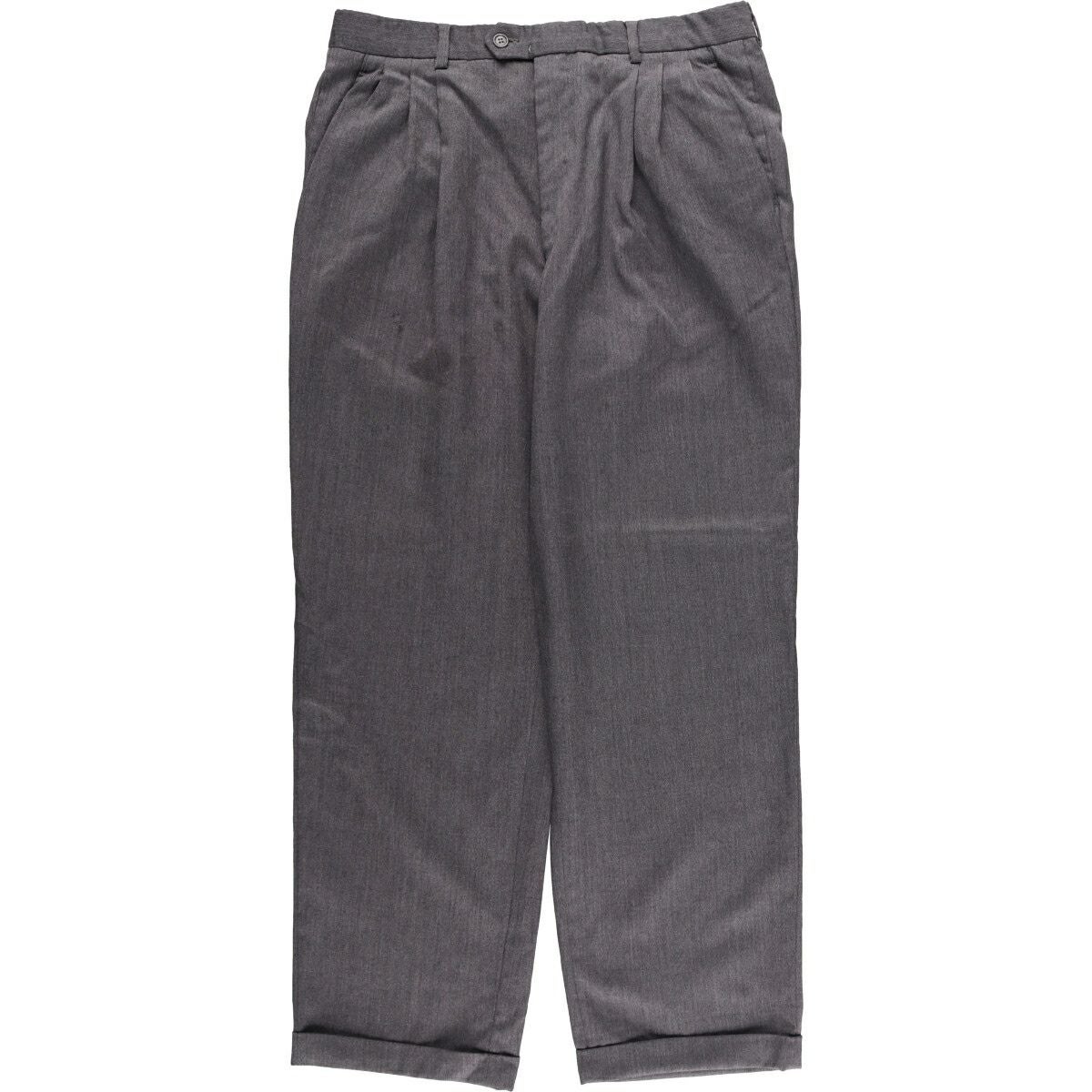 古着 アルマーニ ARMANI COLLEZIONI ワンタック ウールパンツ