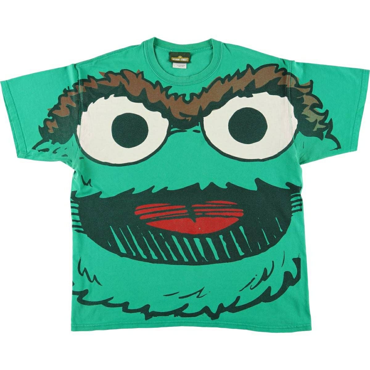 古着 SESAME STREET セサミストリート キャラクタープリントTシャツ