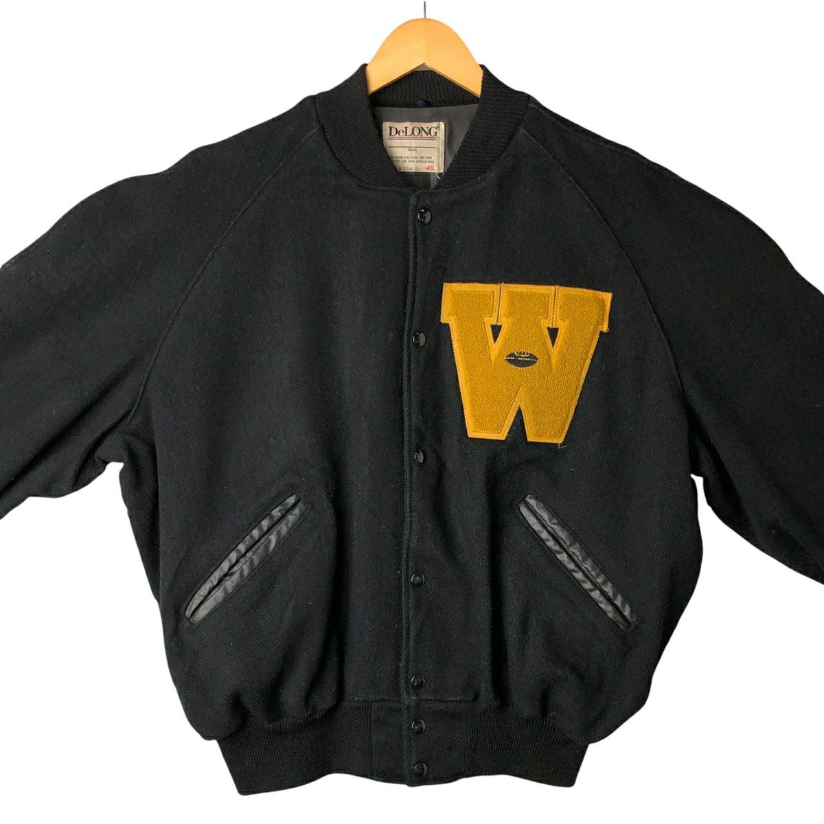 古着 80～90年代 デロング DeLONG ウールスタジャン アワード