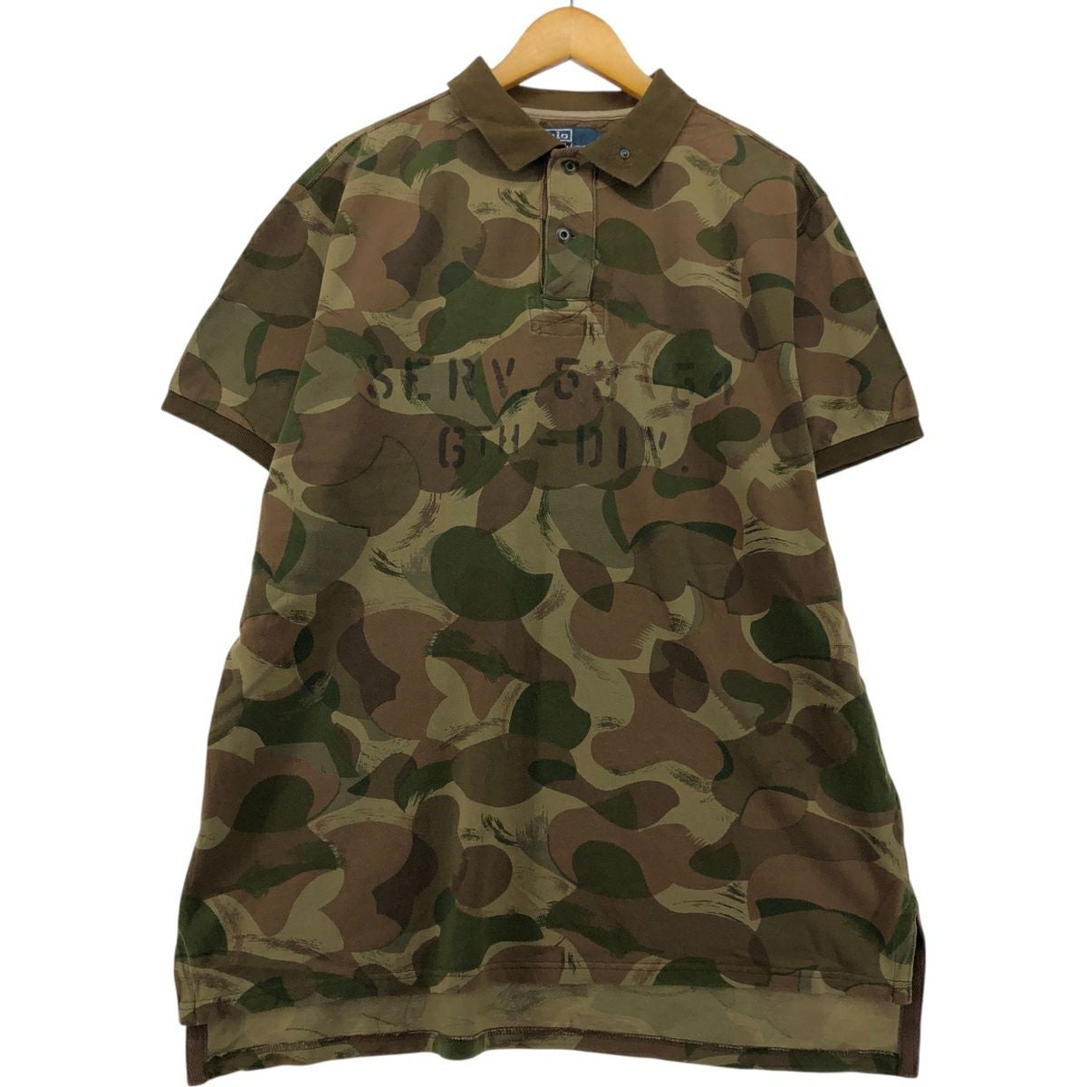 古着 ラルフローレン Ralph Lauren POLO by Ralph Lauren 迷彩柄 半袖