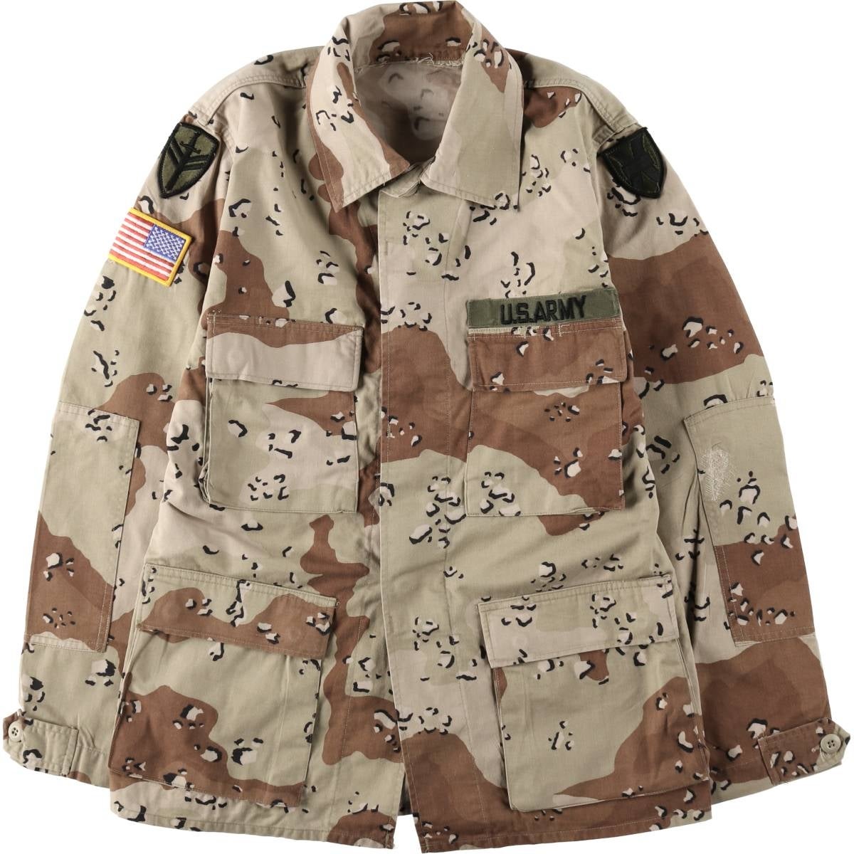 古着 80年代 米軍 U.S.ARMY 迷彩柄 6C デザートチョコチップカモ