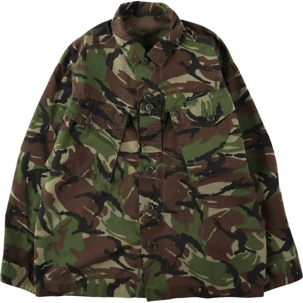 古着 イギリス軍 迷彩柄 DPMカモ ミリタリー フィールドジャケット 170