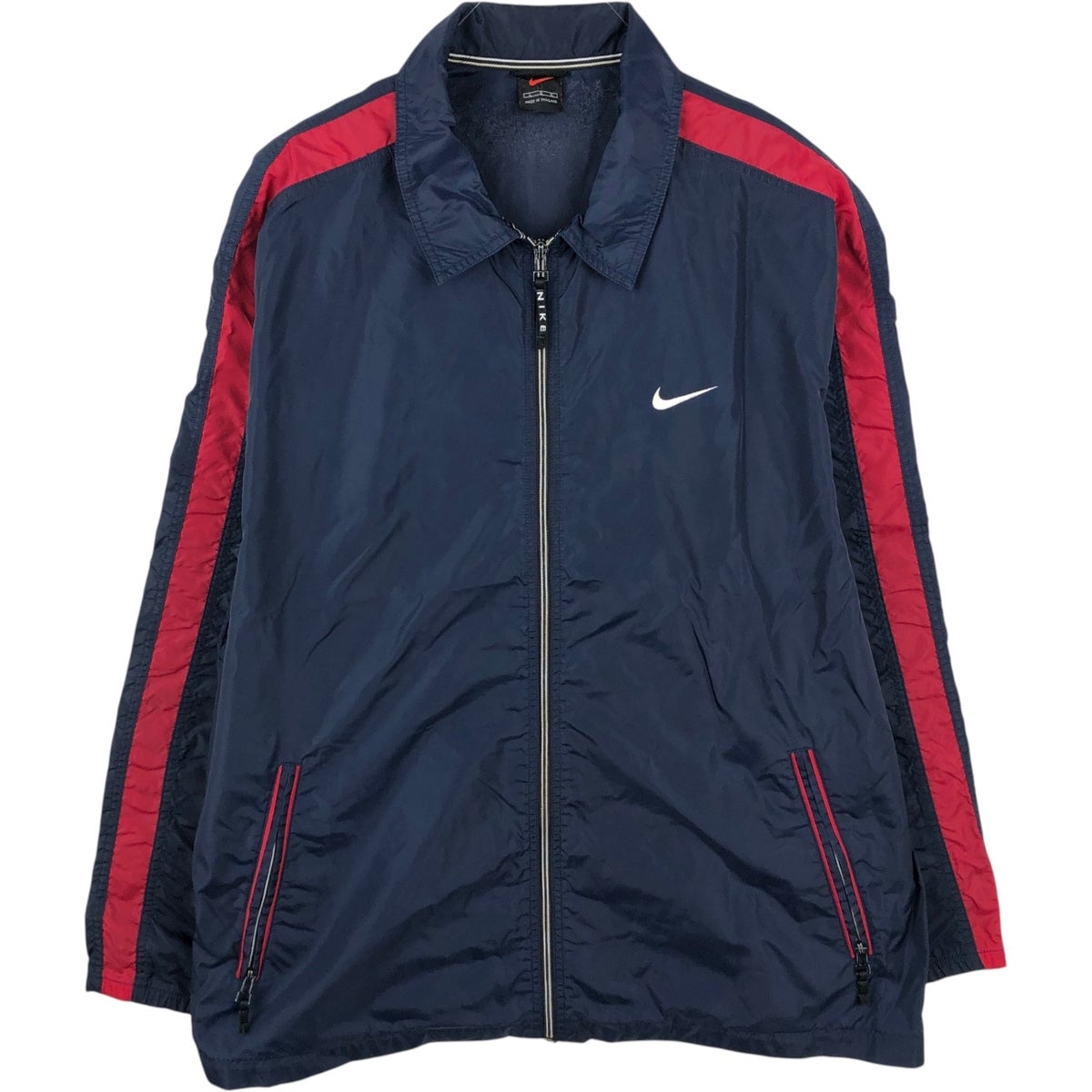 古着 ナイキ NIKE ストライプ柄 ウインドブレーカー メンズM相当/eaa648695 古着 ナイキ NIKE ストライプ柄 ウインドブレーカー メンズM相当