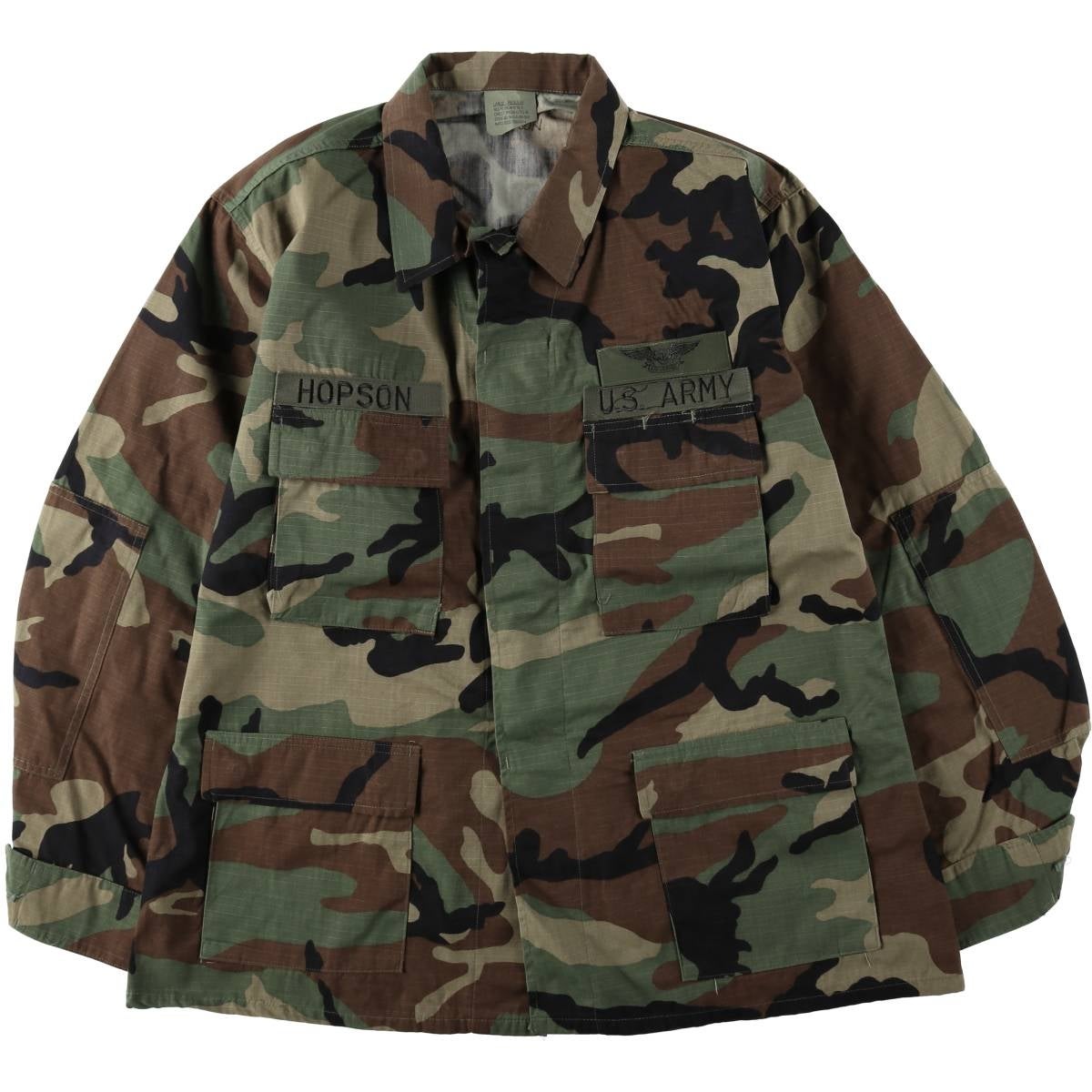 古着 80年代 米軍実品 迷彩柄 ウッドランドカモ ケミカル