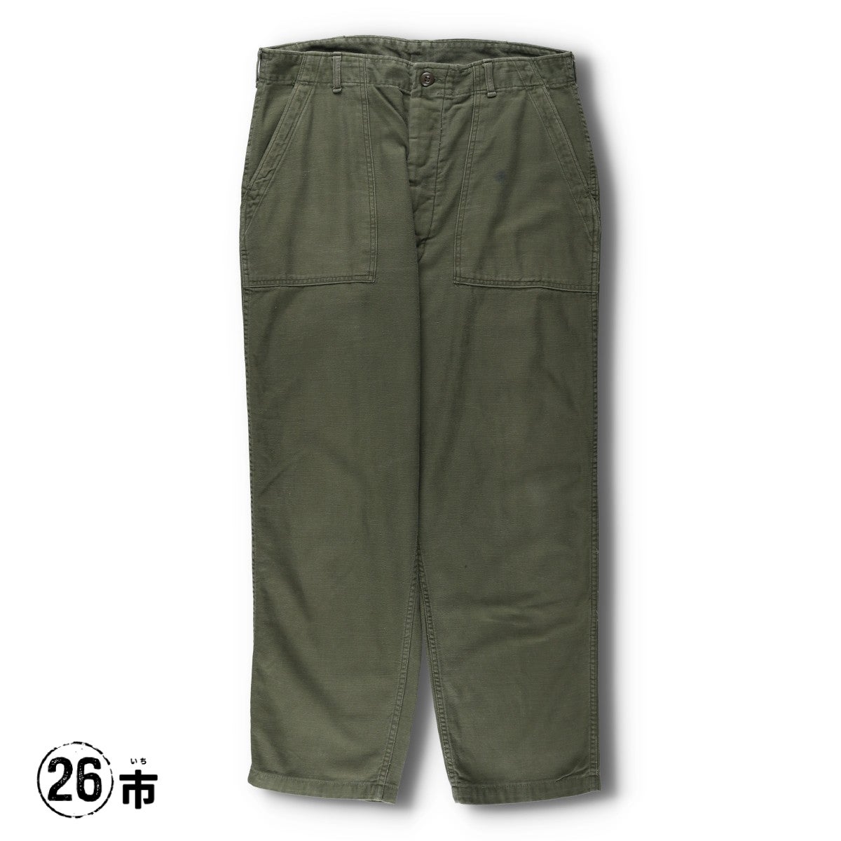 古着 80年代 米軍実品 ミリタリー ベイカーパンツ USA製 34×29 メンズ