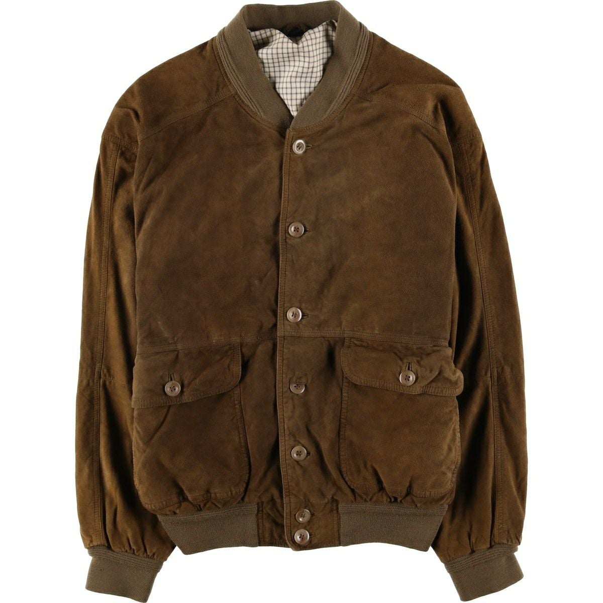 古着 itallo スエードレザーブルゾン メンズL相当 /eaa592435 【中古