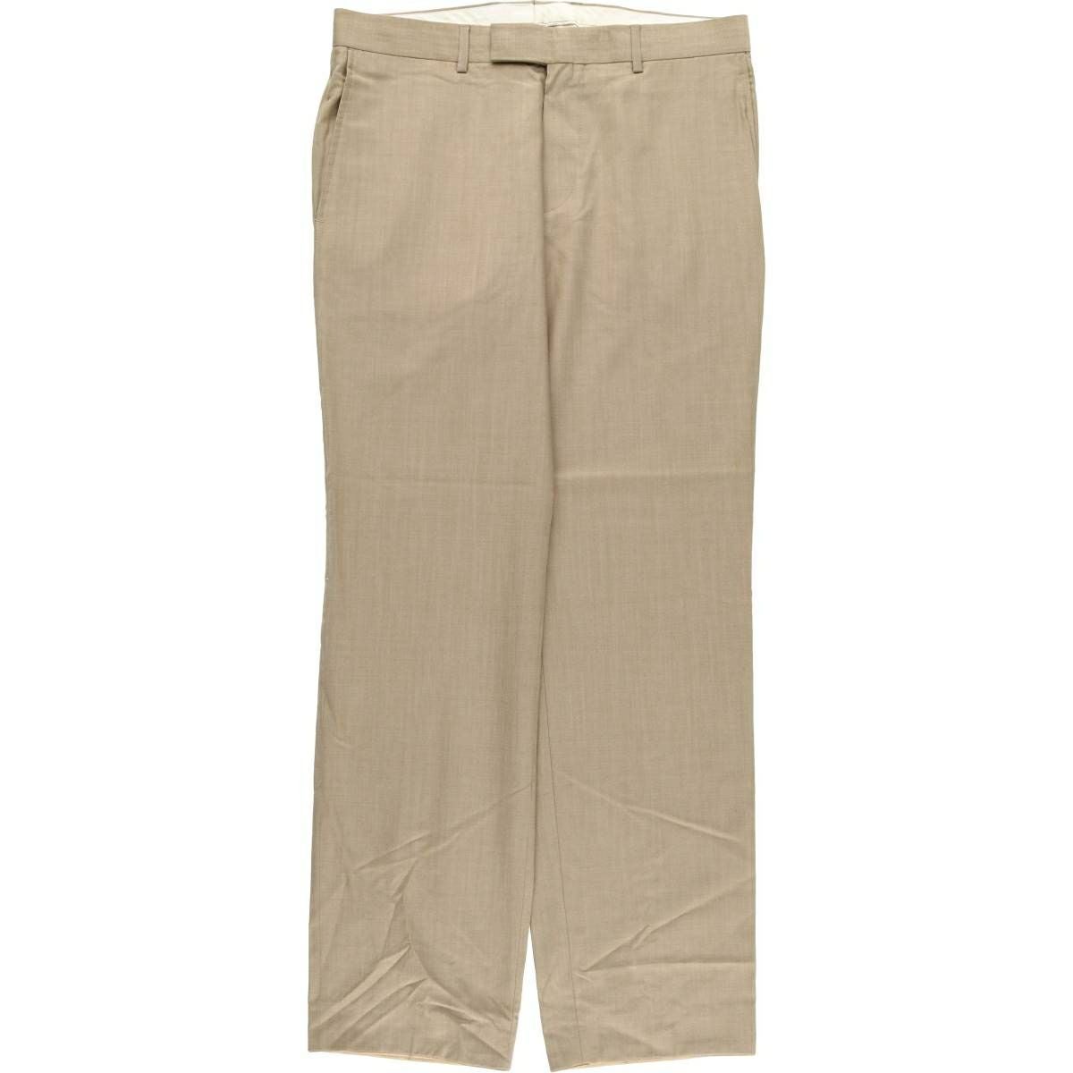 古着 ヒューゴボス HUGO BOSS ワンタック ウールパンツ スラックス USA