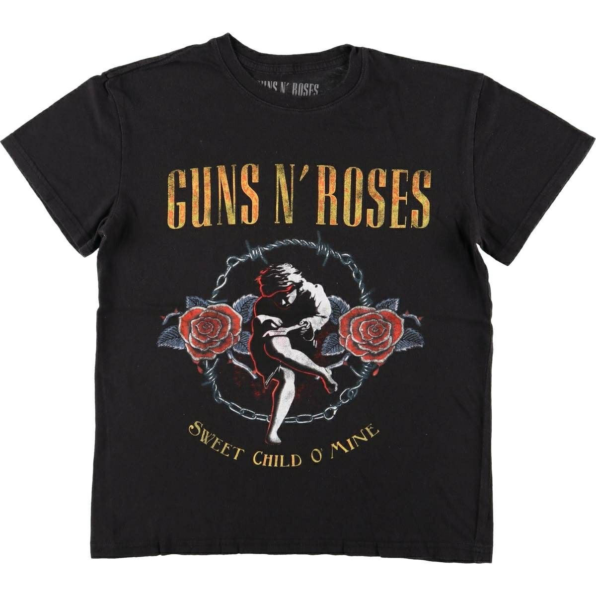 古着 GUNS N ROSES ガンズアンドローゼズ バンドTシャツ バンT メンズL