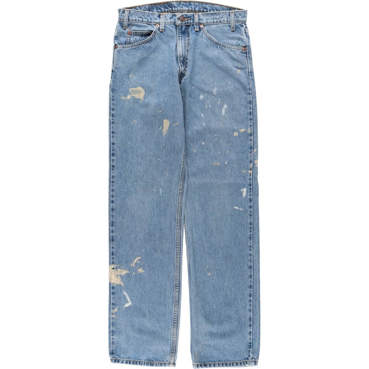古着 90年代 リーバイス Levis 505 REGULAR FIT STRAIGHT LEG オレンジ