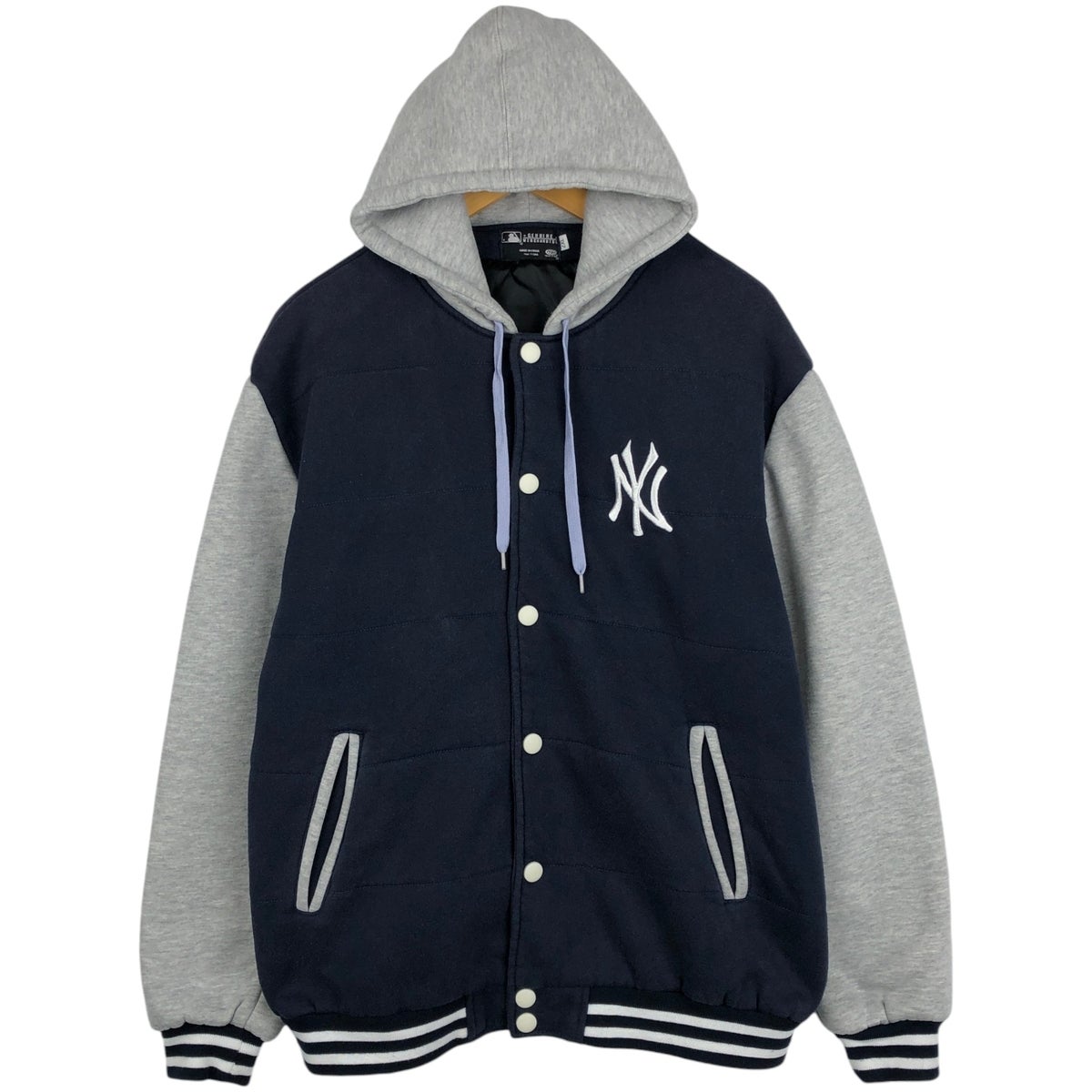 古着 MLB NEW YORK YANKEES ニューヨークヤンキース フード付き