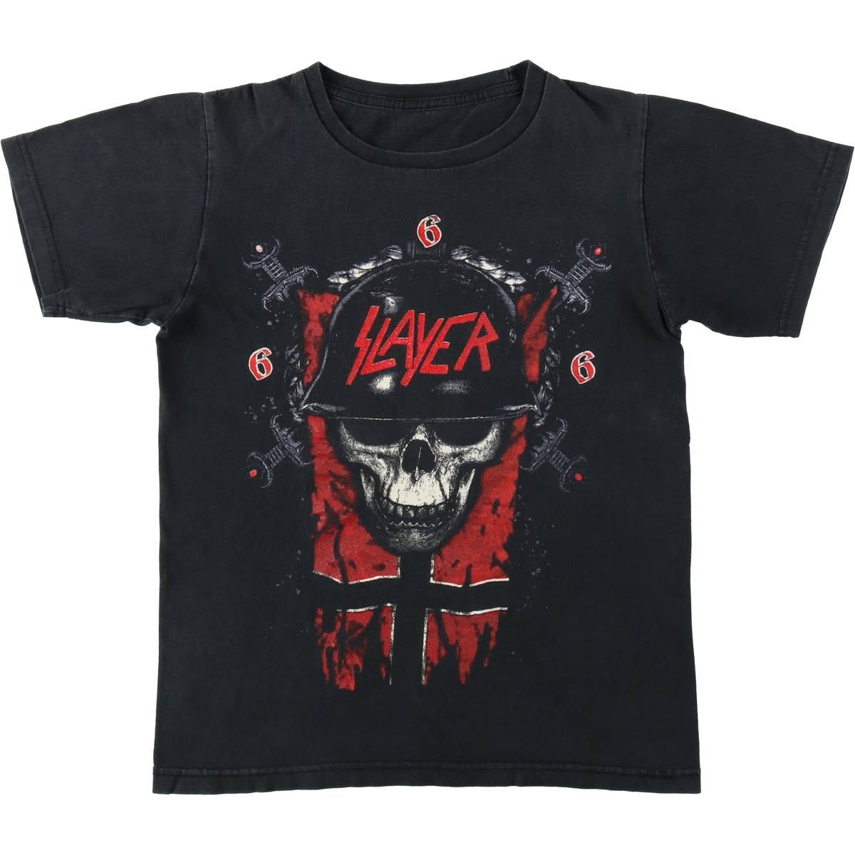 古着 SLAYER スレイヤー ドクロ柄 スカル柄 ロンT バンドTシャツ バンT