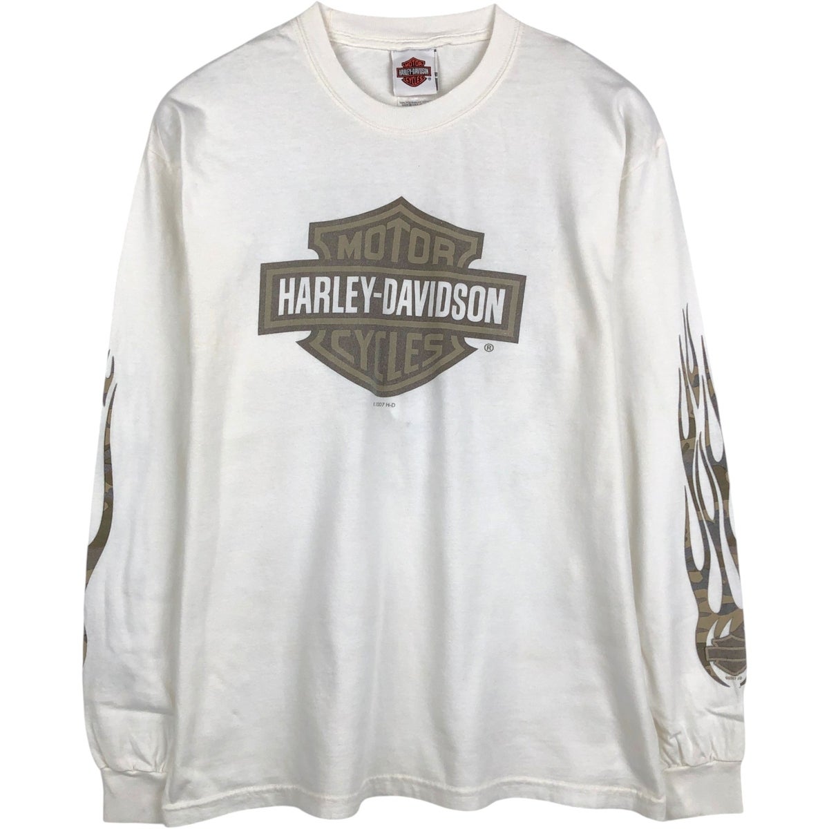 古着 ハーレーダビッドソン Harley-Davidson モーターサイクル ロングT