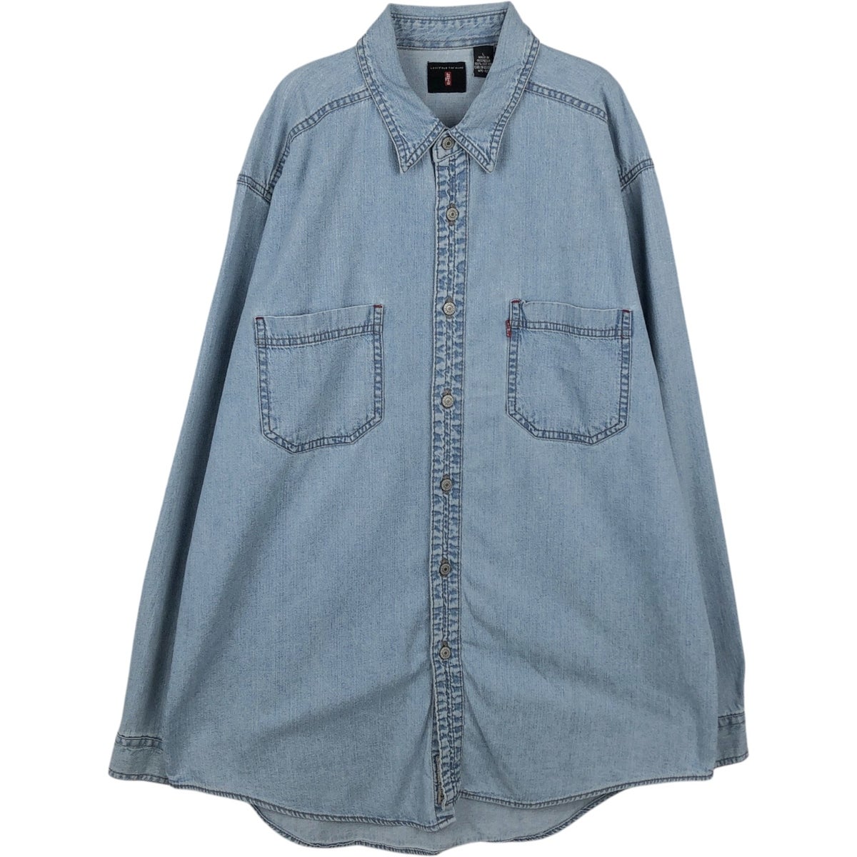 古着 リーバイス Levis RED TAB 長袖 デニムシャツ メンズXL相当