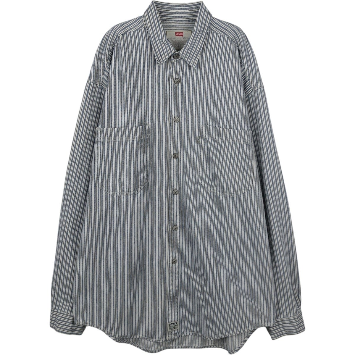 古着 90年代 リーバイス Levis 長袖 デニム ウエスタンシャツ メンズM