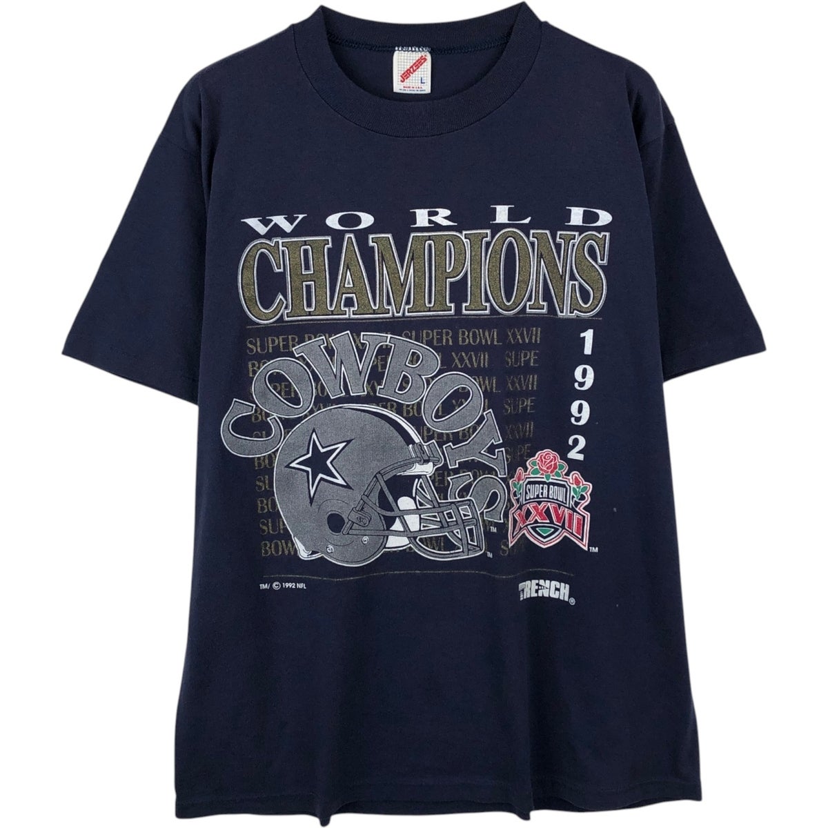 古着 90年代 SALEM SUPER BOWL XXVII 第27回スーパーボウル NFL DALLAS