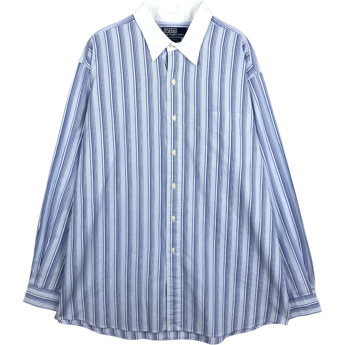 古着 ラルフローレン Ralph Lauren POLO by Ralph Lauren マルチストライプ 長袖 ボタンダウンストライプシャツ メンズM相当/eaa659258 古着 ラルフローレン Ralph Lauren POLO by Ralph Lauren マルチ