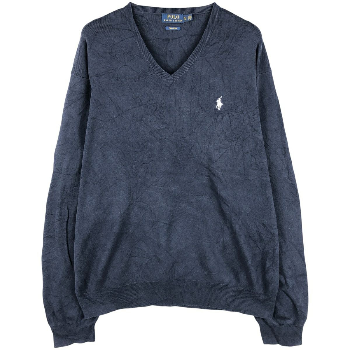 古着 ラルフローレン Ralph Lauren POLO GOLF ポロゴルフ Vネック