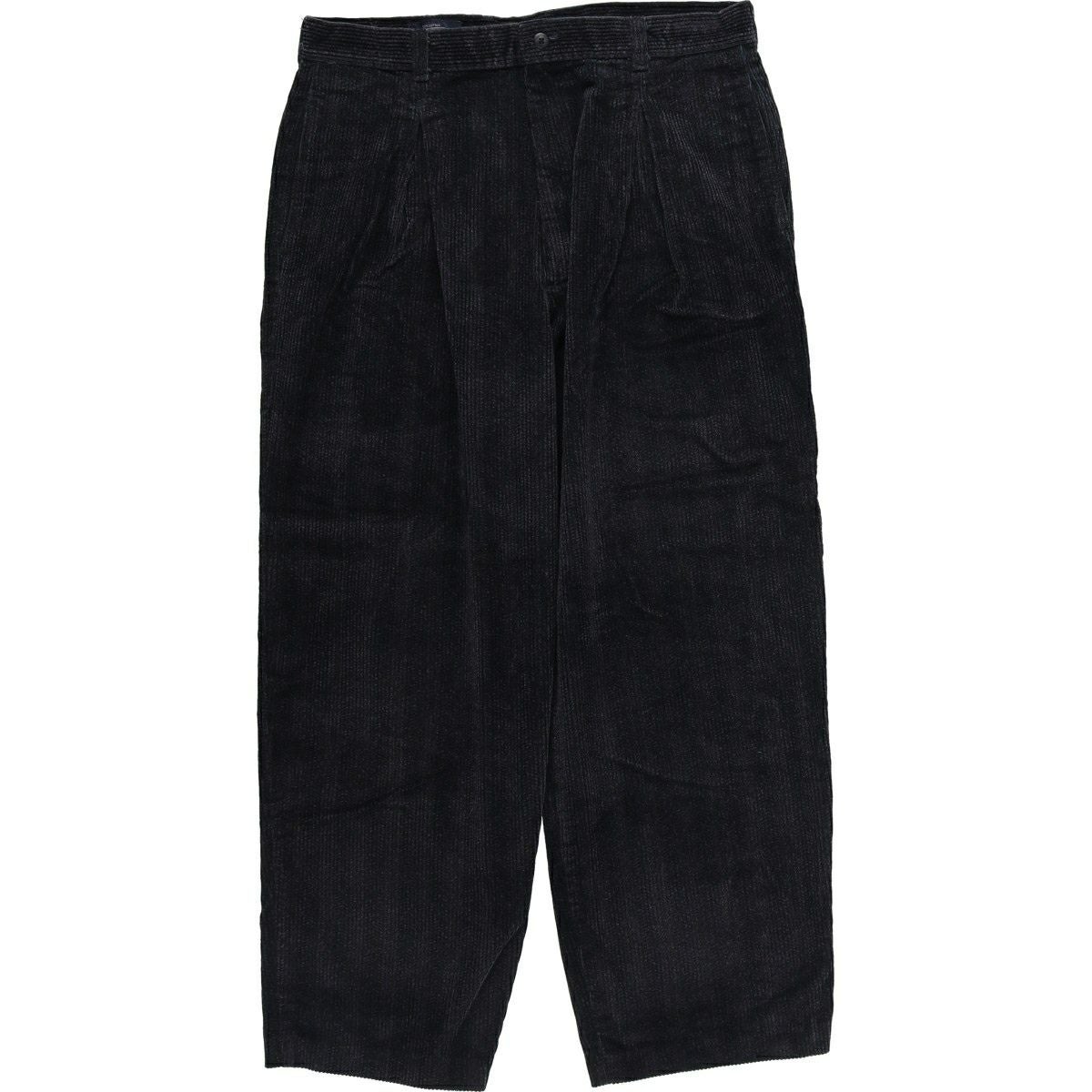 古着 00年代 ランズエンド LANDS END ツータック リネン×コットン