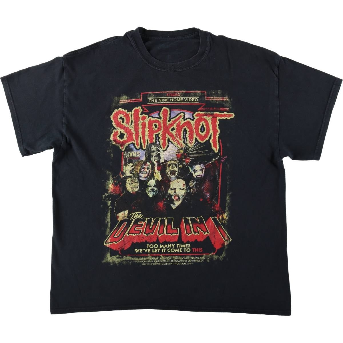 古着 Slipknot スリップノット バンドTシャツ バンT メンズXXL相当