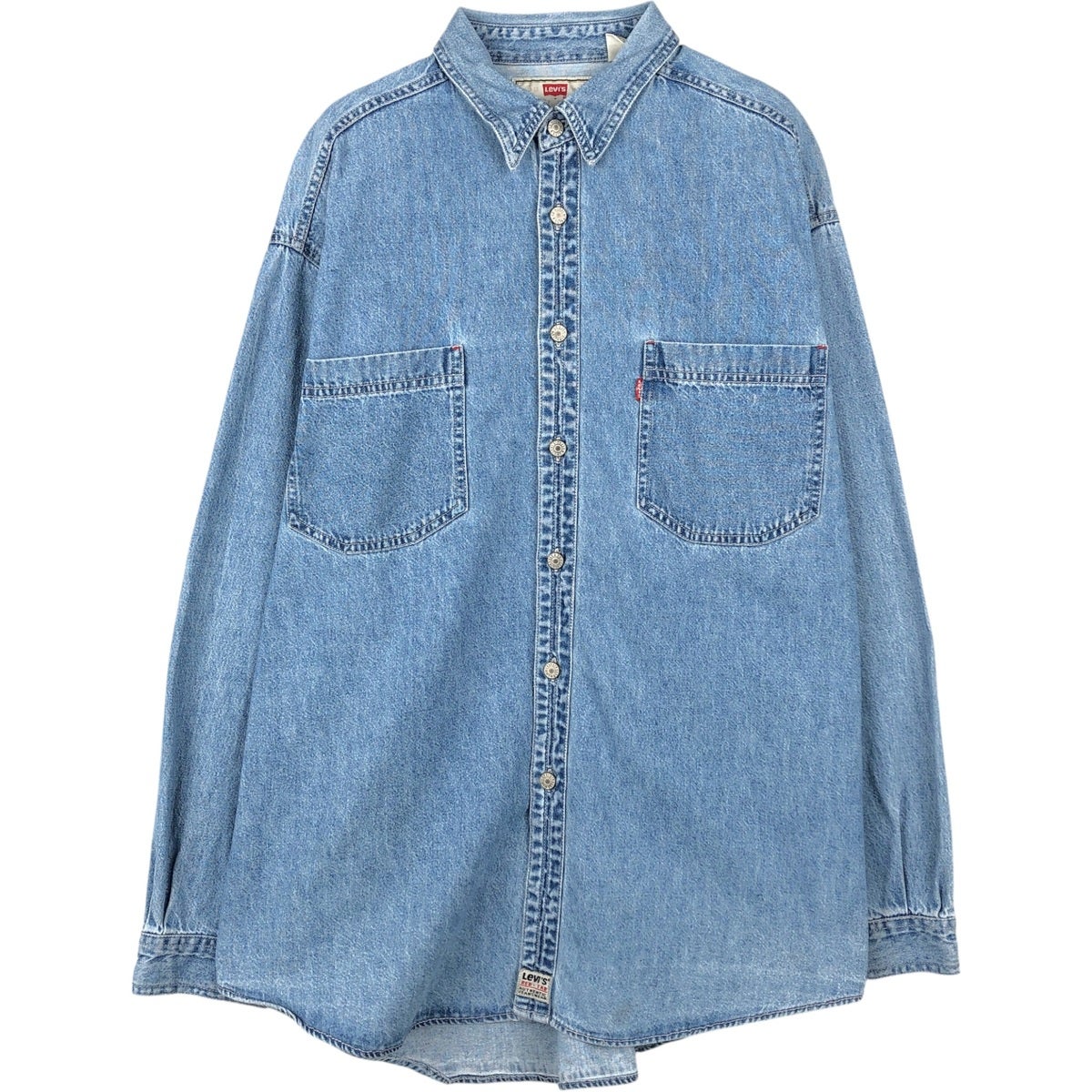 古着 90年代 リーバイス Levis RED TAB 長袖 デニムシャツ メンズXL