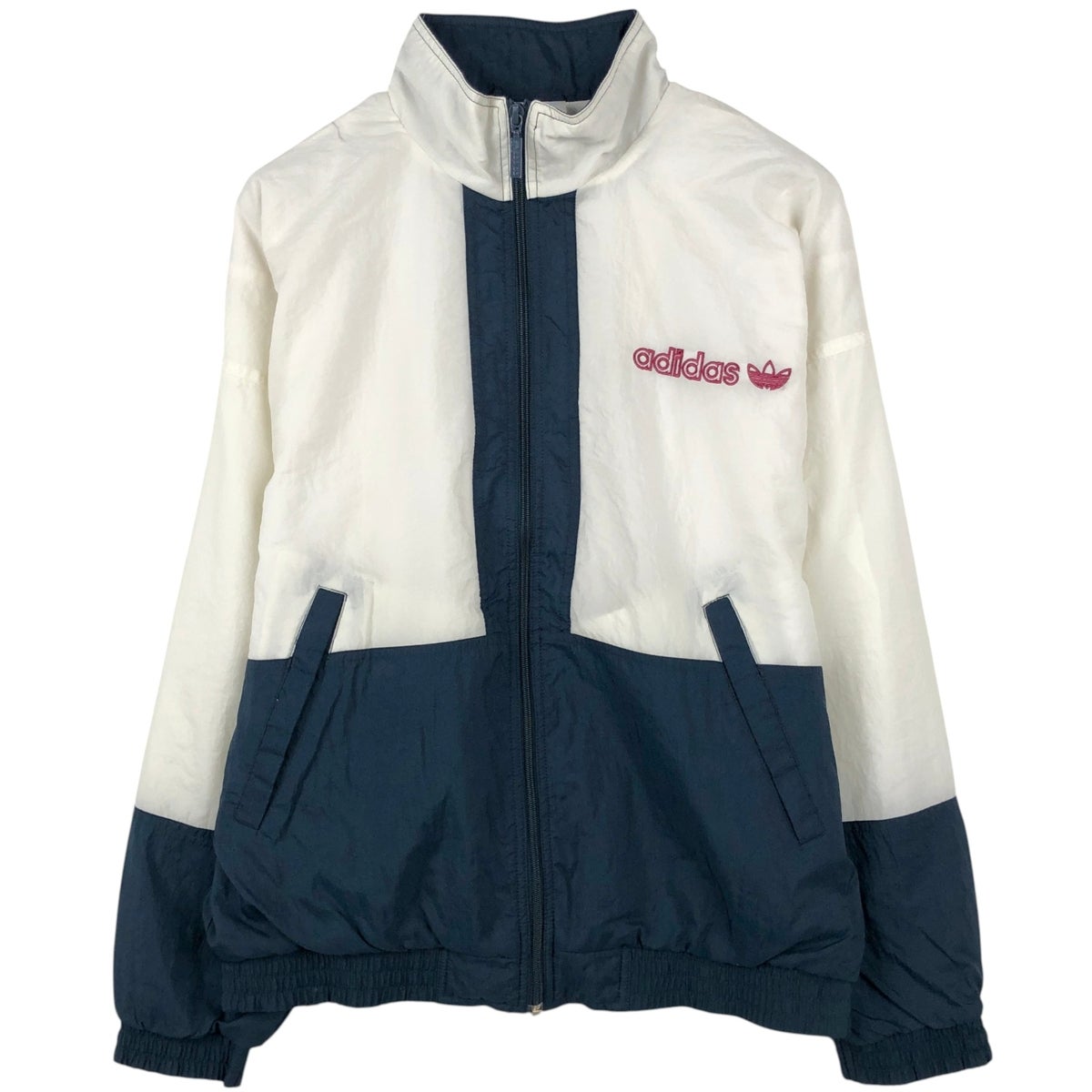 古着 80～90年代 アディダス adidas トレフォイルロゴ ツートン