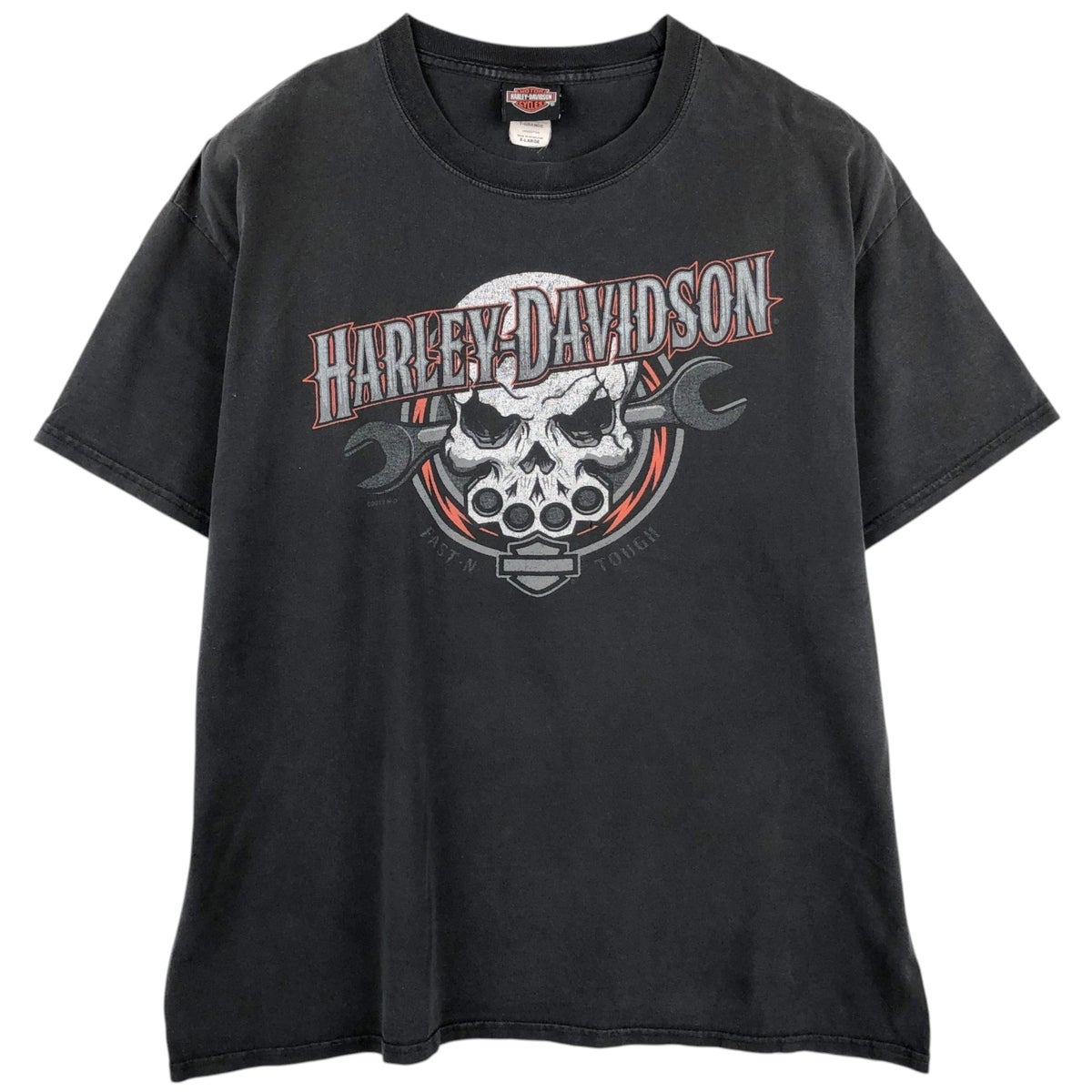 古着 ハーレーダビッドソン Harley-Davidson ドクロ柄 スカル柄