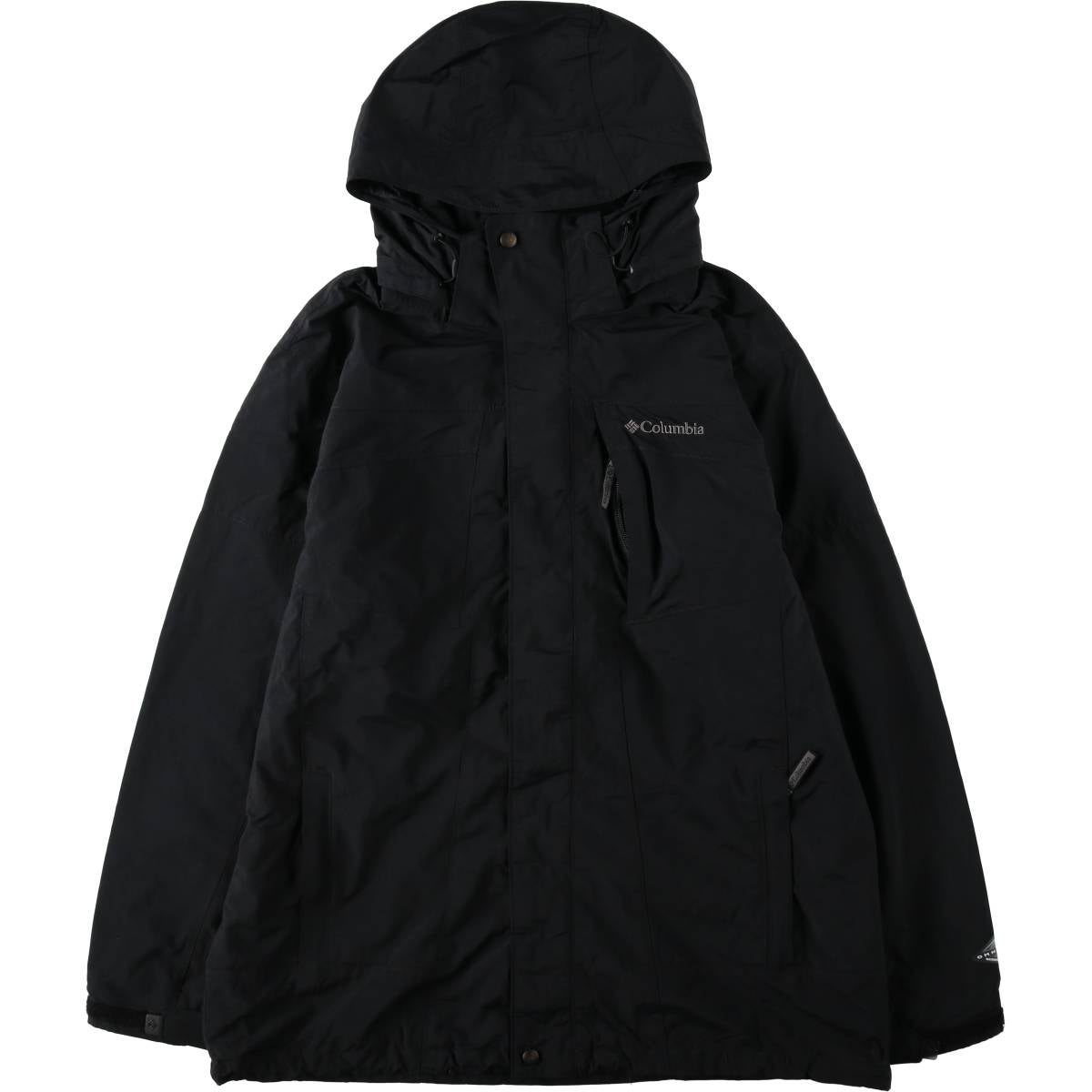 新品♪Columbia OMNI-TECH マウンテンパーカー L ブラック 古着 コロンビア Columbia OMNI-HEAT マウンテンパーカー シェル