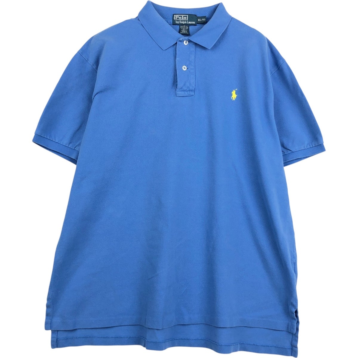 ポロ・ラルフローレン 青 半袖ポロシャツ MADRID 2 古着 ラルフローレン Ralph Lauren POLO by Ralph Lauren 半袖