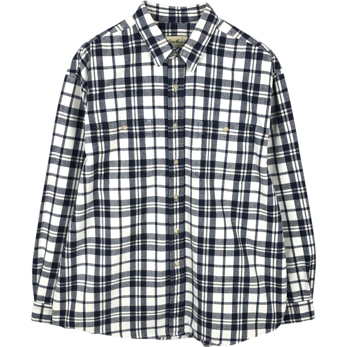 古着 エディーバウアー Eddie Bauer 長袖 チェックシャツ メンズXL相当