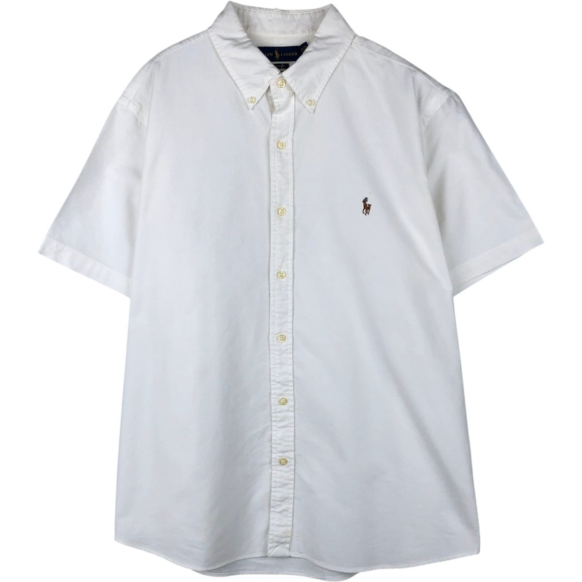 古着 ラルフローレン Ralph Lauren CLASSIC FIT RL UNTUCKED FIT シア