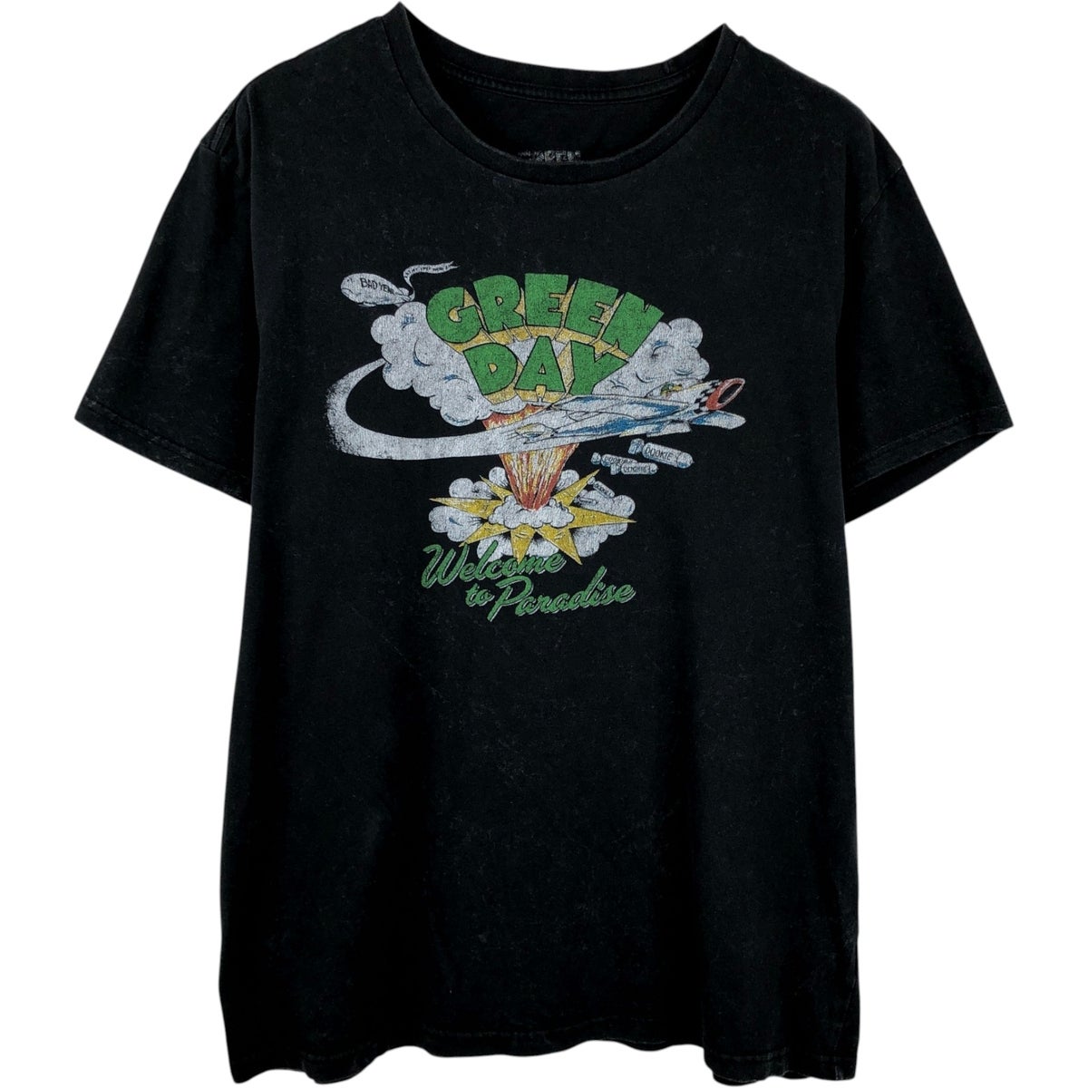 古着 GREEN DAY グリーンデイ バンドTシャツ バンT メンズM相当