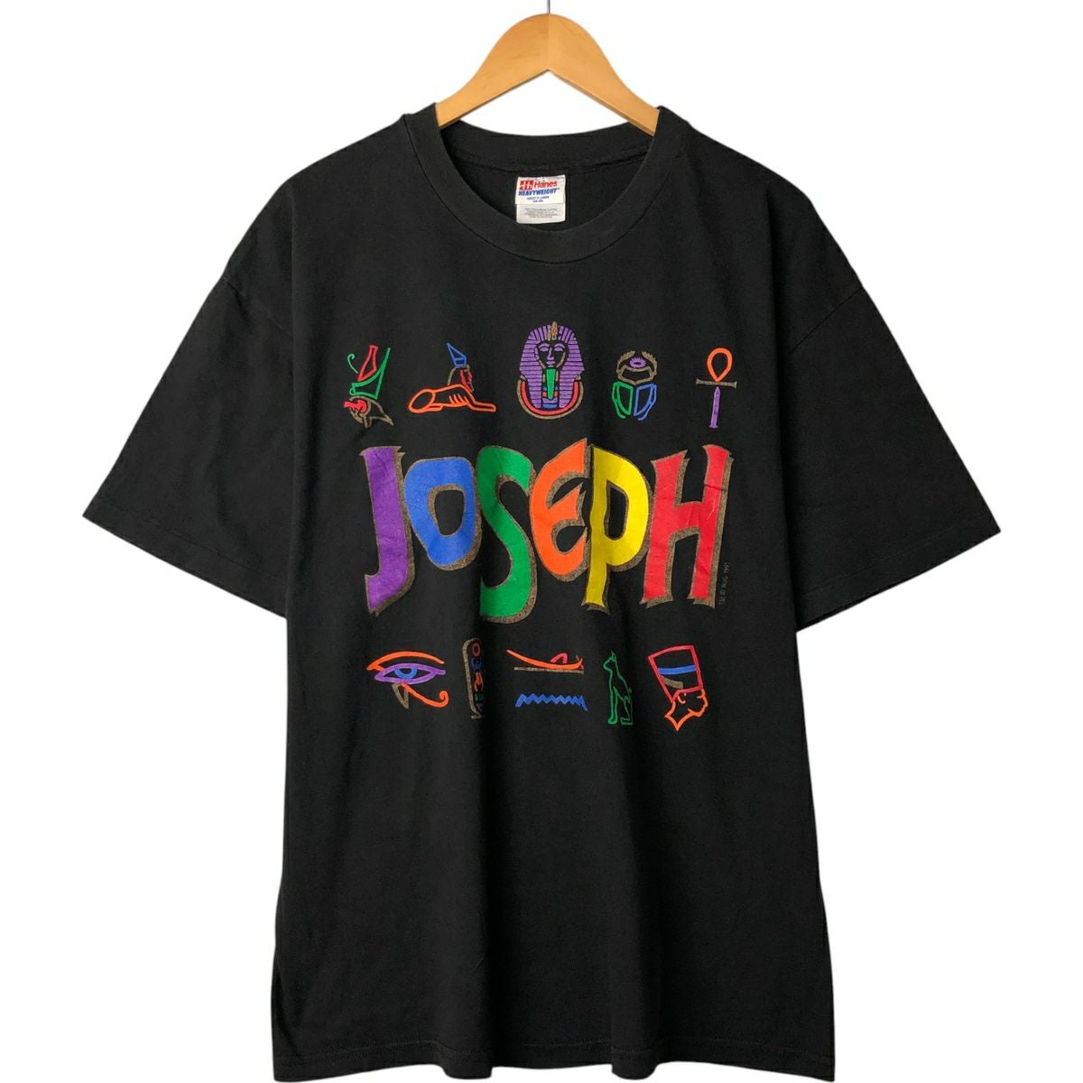 古着 90年代 ヘインズ Hanes JOSEPH アートTシャツ メンズXL相当