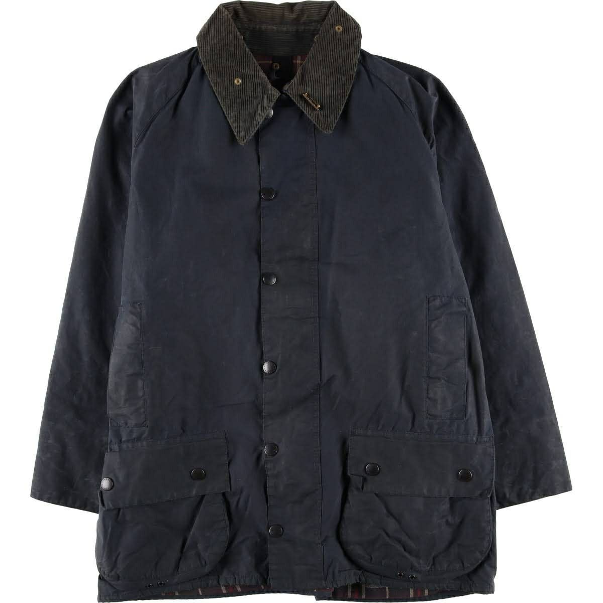 00年代 イングランド製 Barbour バブアー BEAUFORT ビューフォート オイルドジャケット カーキ (メンズ C48/122CM) 中古 古着 R2800 古着 00年代 バブアー Barbour BEAUFORT ビューフォート 旧3ワラント