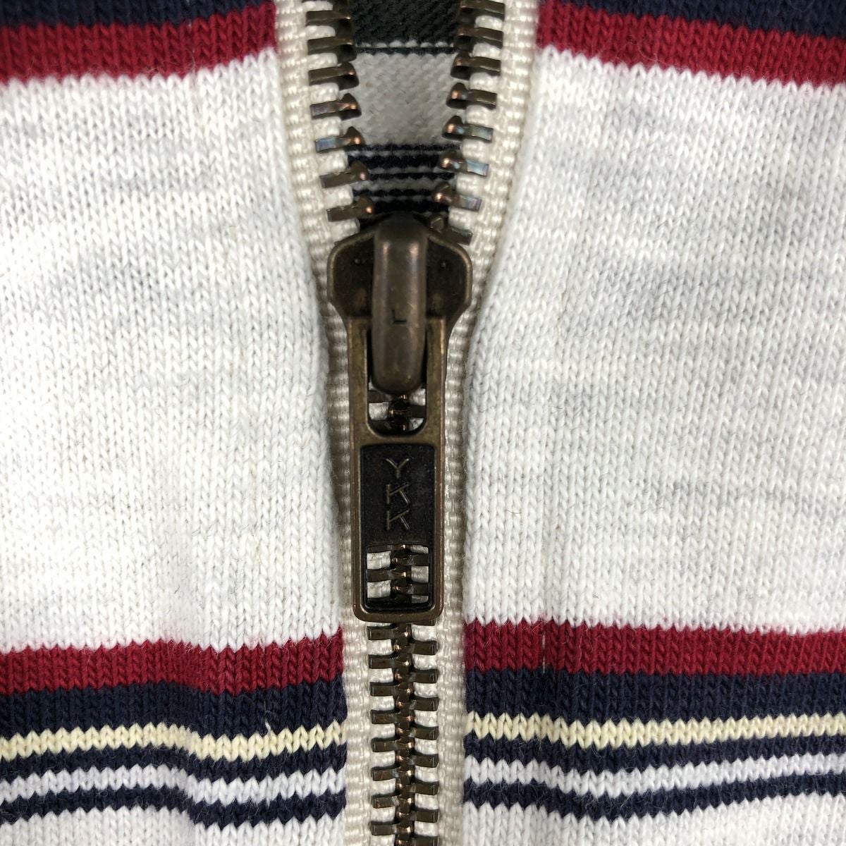 古着 90年代 ラルフローレン Ralph Lauren POLO by Ralph Lauren ボーダー柄 襟付き ハーフジップスウェットシャツ トレーナー USA製 メンズS相当 ヴィンテージ/eaa606043 古着 90年代 ラルフローレン Ralph Lauren POLO by Ralph Lauren