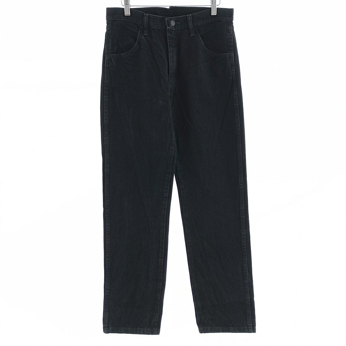 古着 ラスラー RUSTLER ブラックデニム ストレートデニムパンツ メンズ