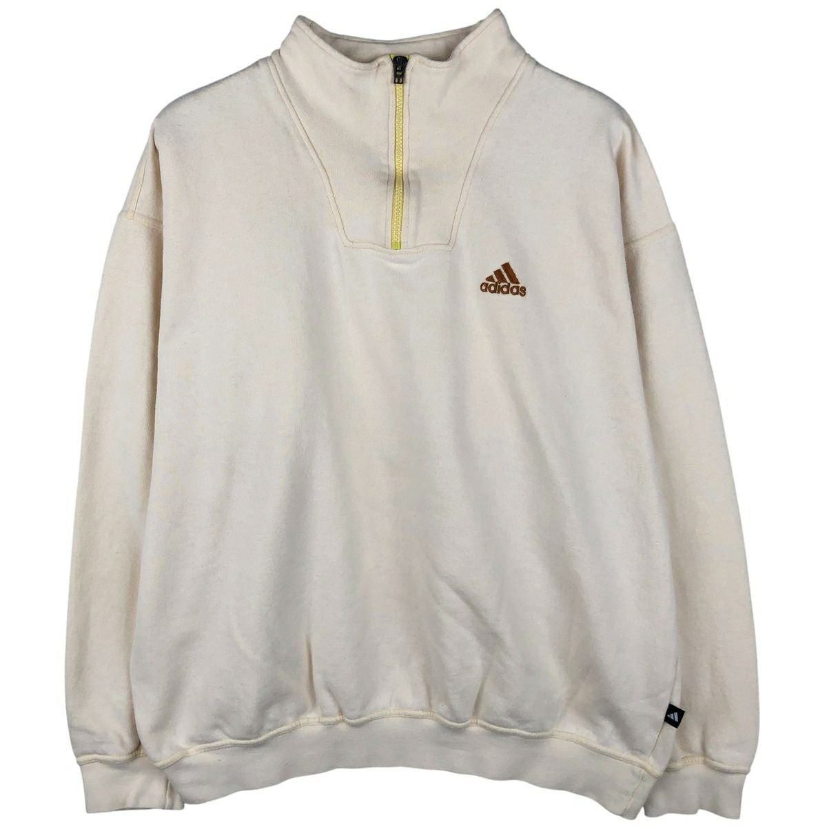 古着 90年代 アディダス adidas ハーフジップスウェットシャツ