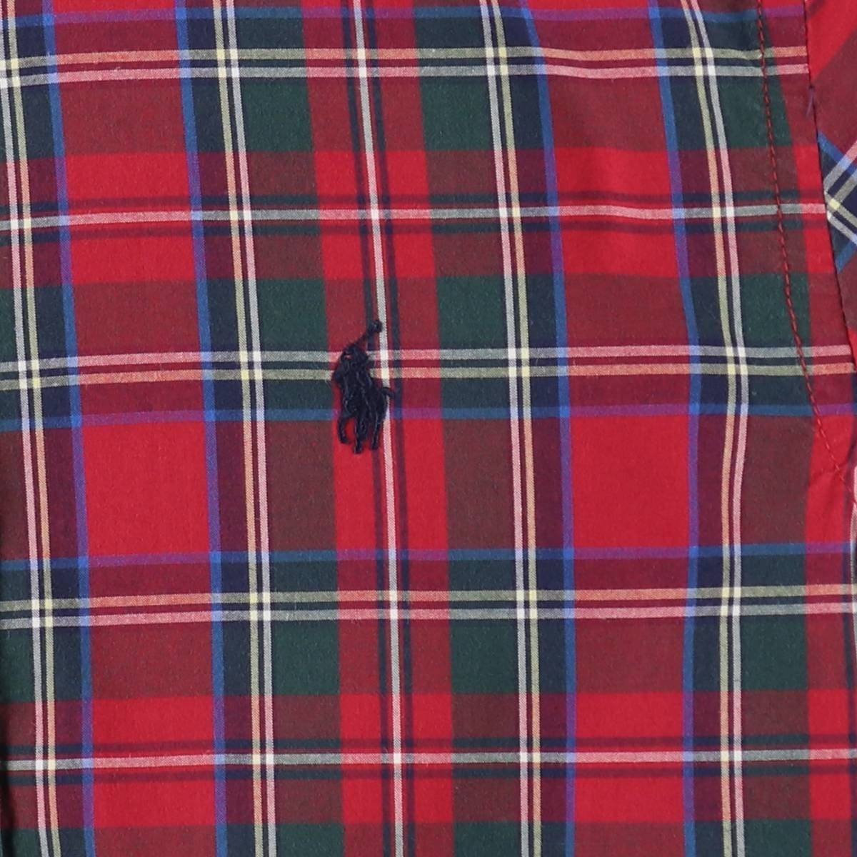 古着 ラルフローレン Ralph Lauren 長袖 ボタンダウンチェックシャツ