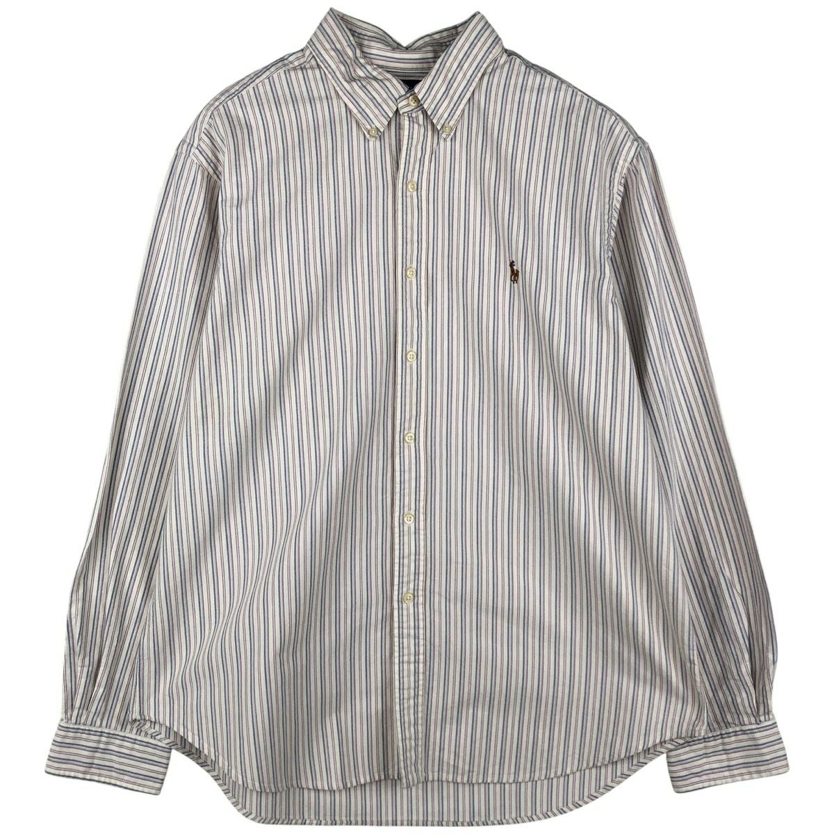 古着 ラルフローレン Ralph Lauren CLASSIC FIT マルチストライプ 長袖