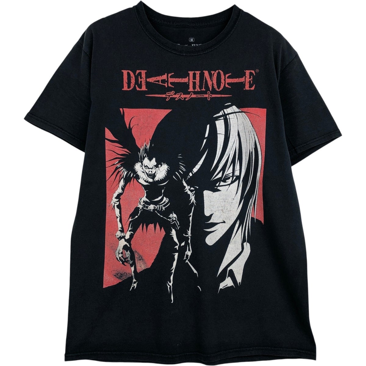 古着 DEATH NOTE デスノート L 大判プリント アニメ キャラクター