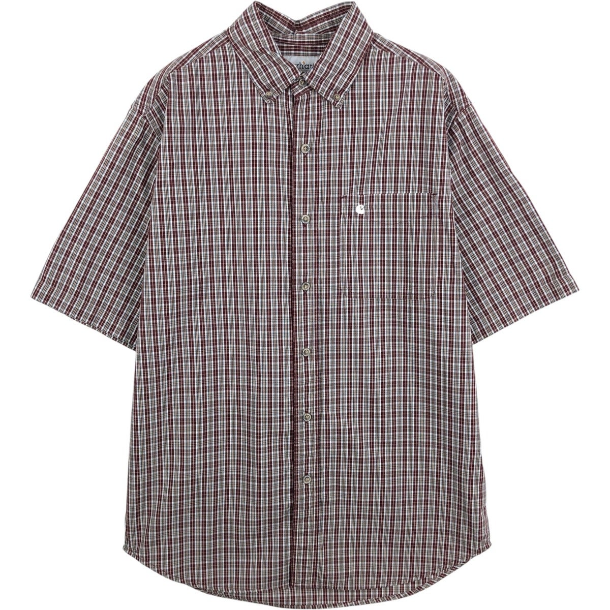 古着 カーハート Carhartt RUGGED FLEX 迷彩柄 ボタンダウン 半袖