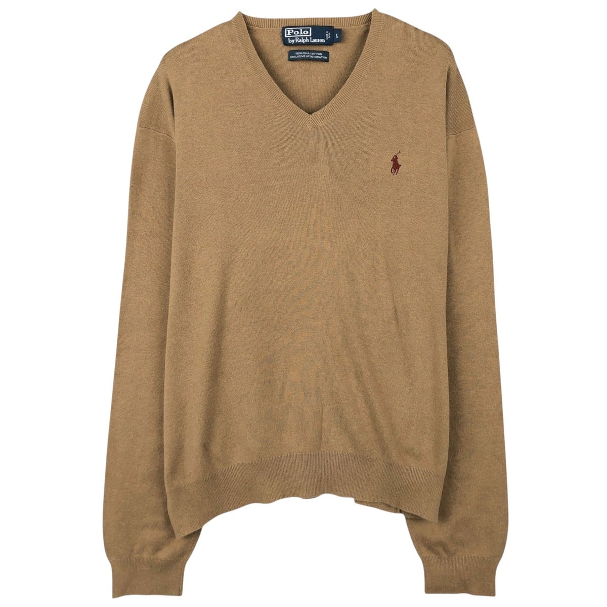 古着 ラルフローレン Ralph Lauren POLO by Ralph Lauren リブ編み Vネック リネンニットセーター メンズL相当/eaa660018 古着 ラルフローレン Ralph Lauren POLO by Ralph Lauren リブ編み V