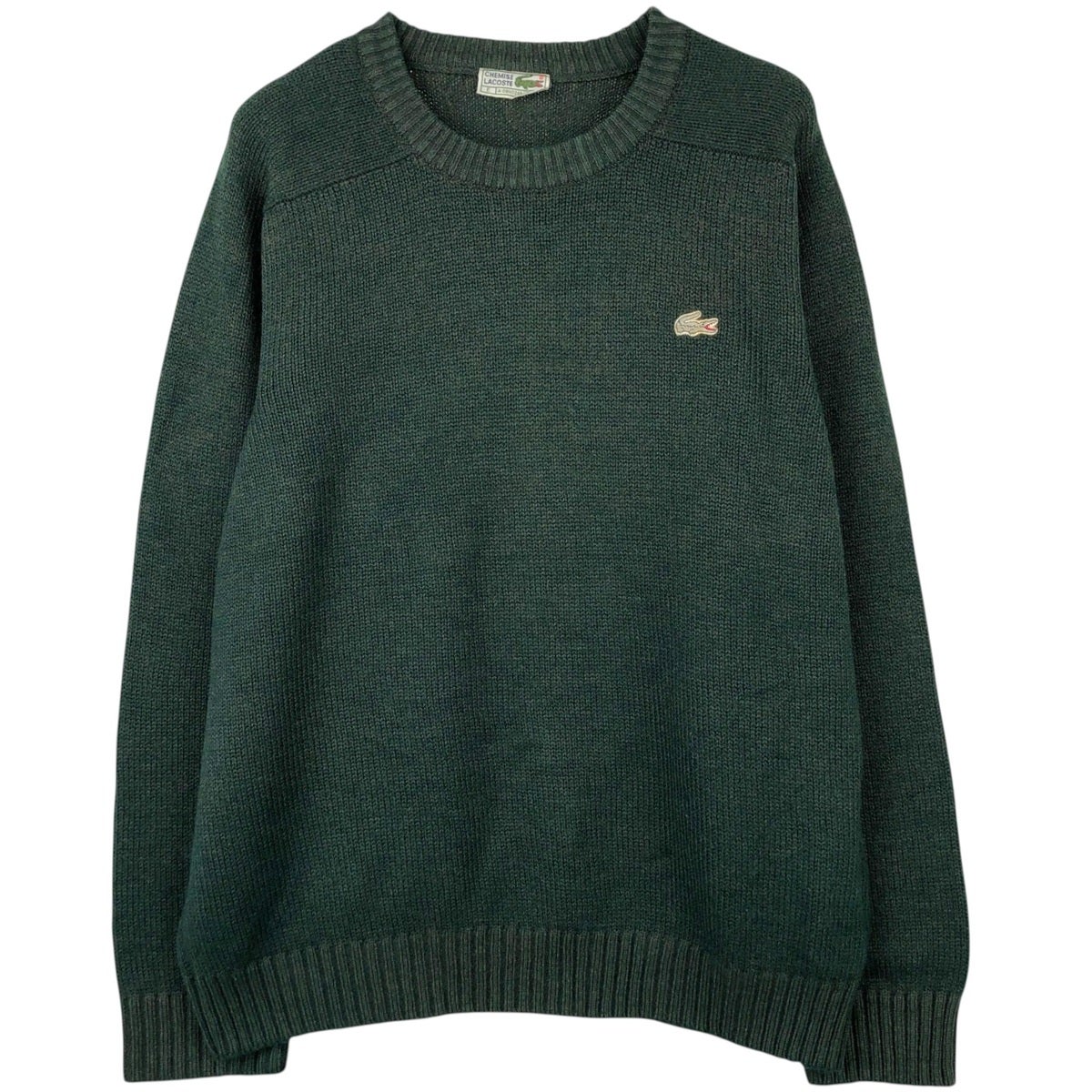 古着 80年代 ラコステ LACOSTE CHEMISE フレンチラコステ アクリル