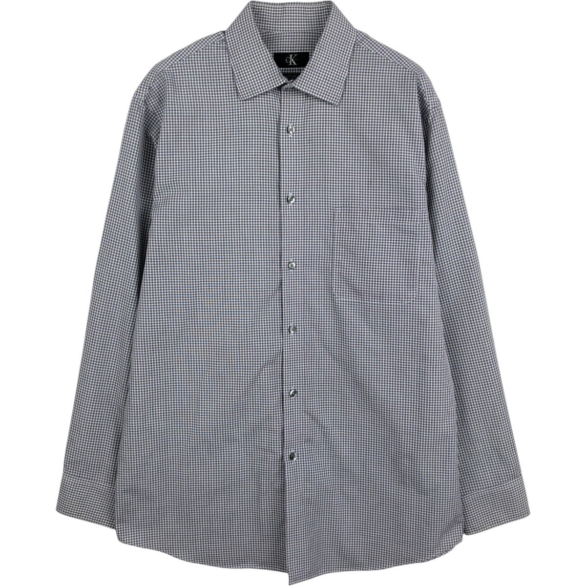 古着 カルバンクライン Calvin klein Slim Fit Stretch ワイドカラー