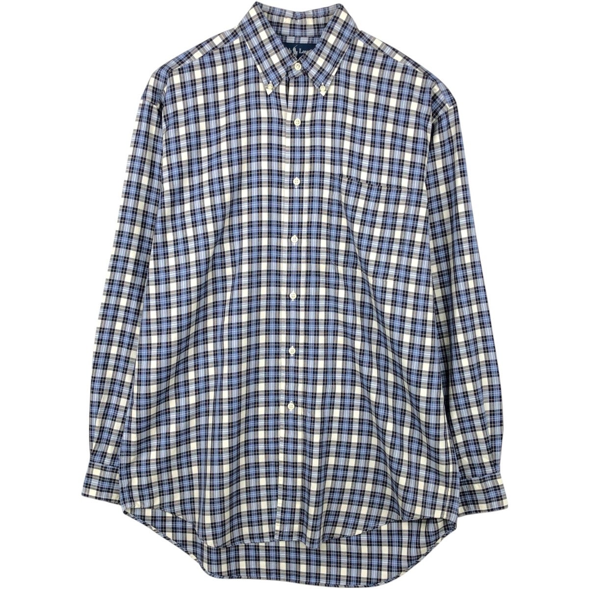 古着 ラルフローレン Ralph Lauren BLAKE 長袖 ボタンダウンチェック