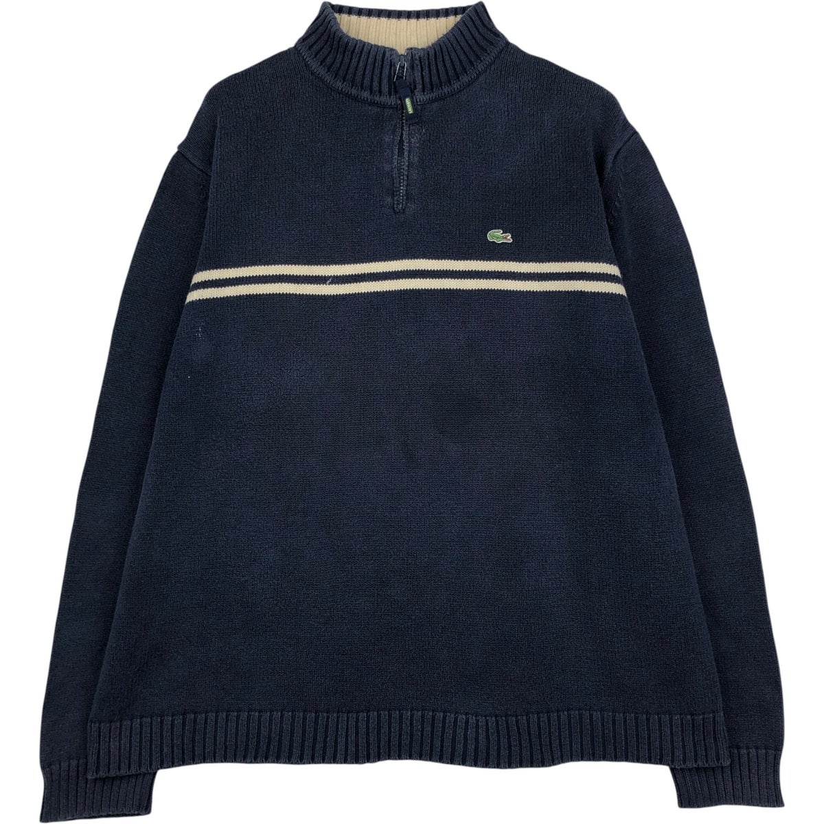 古着 ラコステ LACOSTE ドライバーズニットセーター 6 メンズXL相当