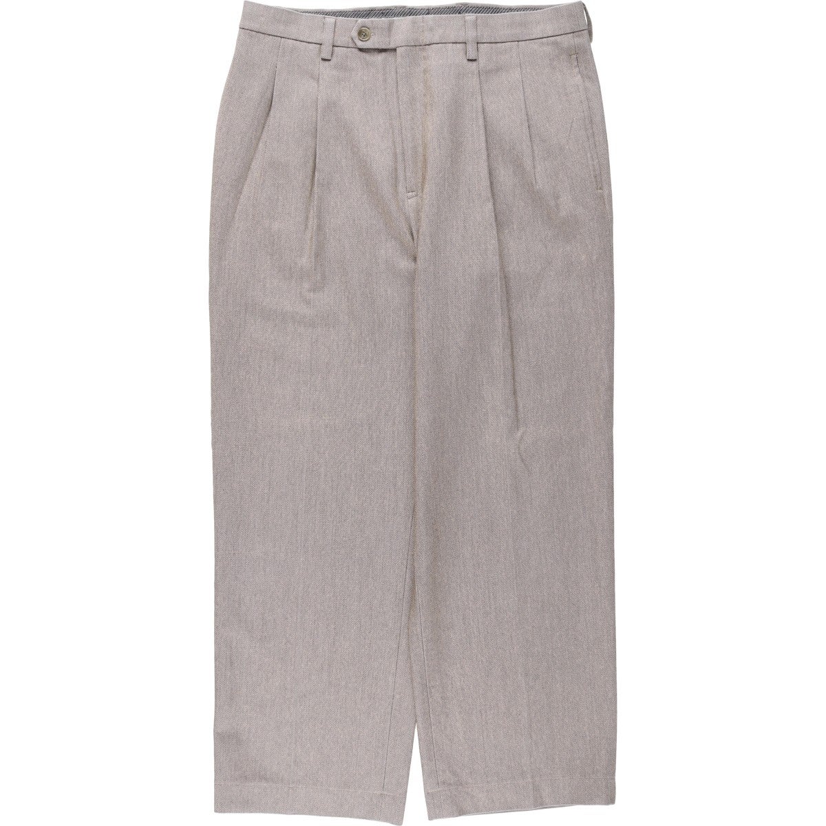 古着 ヒューゴボス HUGO BOSS ストライプ柄 ウールパンツ スラックス